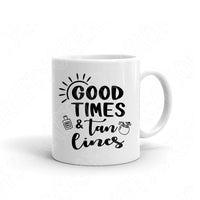 Good Times And Tan Lines Svg Files For Cricut And Silhouette, Summer Svg Cut Files, Beach Svg Dxf Png, Vacation Svg, Beach Life Svg