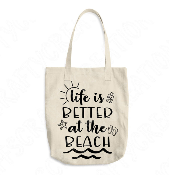 Life Is Better At The Beach Svg Files For Cricut And Silhouette, Summe ...