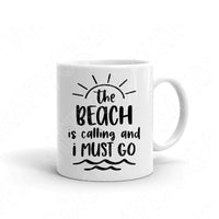 The Beach Is Calling And I Must Go Svg Files For Cricut And Silhouette, Summer Svg Cut Files, Beach Svg, Beach Life Svg, Beach Vacation Svg