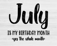 july birthday