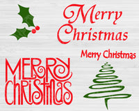 Merry Christmas Svg Files For Cricut And Silhouette, Christmas Vector Dxf, Christmas Sign Svg, Christmas Quote Svg, Holiday Svg