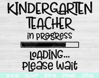 kindergarten teacher svg