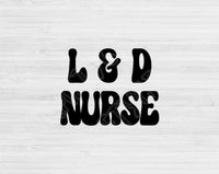 l & d nurse svg file