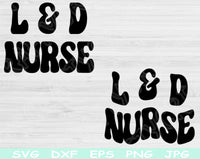 l & d nurse svg