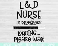 l & d nurse svg