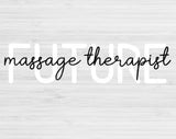 future massage therapist svg