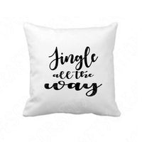 Jingle All The Way Svg Files For Cricut And Silhouette, Christmas Quotes Svg Cut File, Christmas Svg