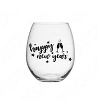 New Years Svg, Happy New Year Svg, Dxf, Eps, Png Cut Files For Cricut, Silhouette, Glowforge