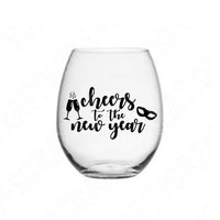 Cheers To The New Year Svg, New Years Svg, Dxf, Eps, Png Cut Files For Cricut, Silhouette, Glowforge