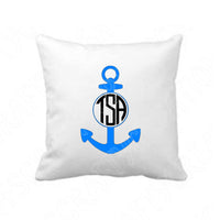 Anchor Svg Cut Files, Split Anchor Monogram Svg Files For Cricut And Silhouette, Nautical Svg