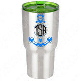 Anchor Svg Cut Files, Split Anchor Monogram Svg Files For Cricut And Silhouette, Nautical Svg