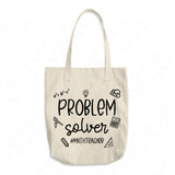 Problem Solver Svg Files For Cricut And Silhouette, Math Teacher Svg Cut File, Funny Teacher Svg, Teacher Life Svg, Teacher Quotes Svg Dxf