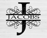 monogram letter svg