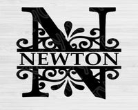monogram letter svg