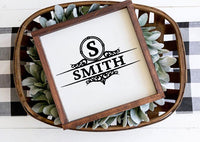 monogram frame svg