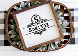monogram frame svg