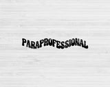 paraprofessional cut file