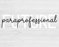 future paraprofessional svg