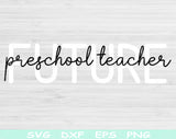 preschool teacher svg