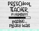 preschool teacher svg