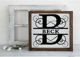 Split Letters Svg, Split Monogram Svg Dxf, Eps, Png For Cricut, Glowforge, Silhouette