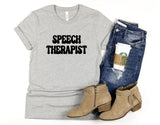 speech therapist