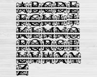 split alphabet svg