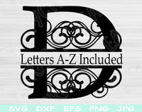 split letter svg