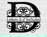 split letter svg
