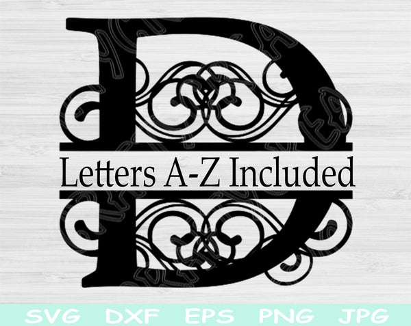 split letter svg