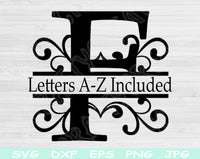 split letter svg