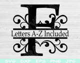 split letter svg