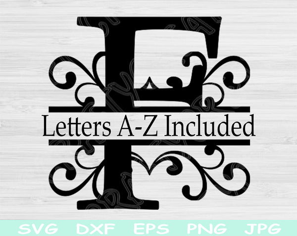 split letter svg