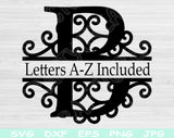 split letter svg
