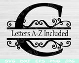 split letter svg