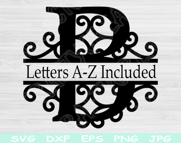 split letter svg