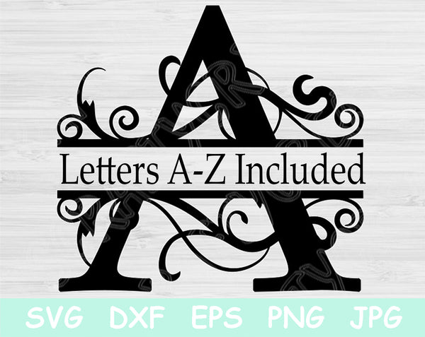 split letter svg