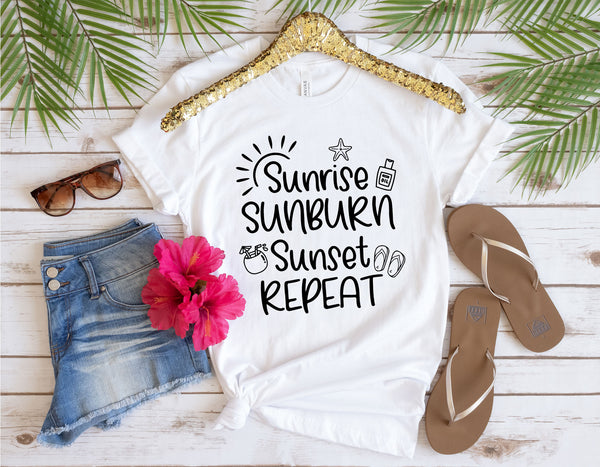 sunrise sunburn sunset repeat svg