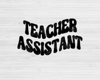 teacher assistant cut file