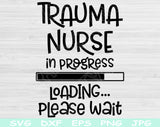 trauma nurse svg