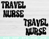 travel nurse svg