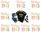 vintage 1940 svg
