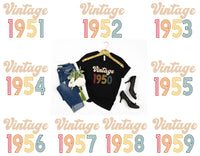 vintage 1950 svg