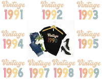 vintage 1990 svg